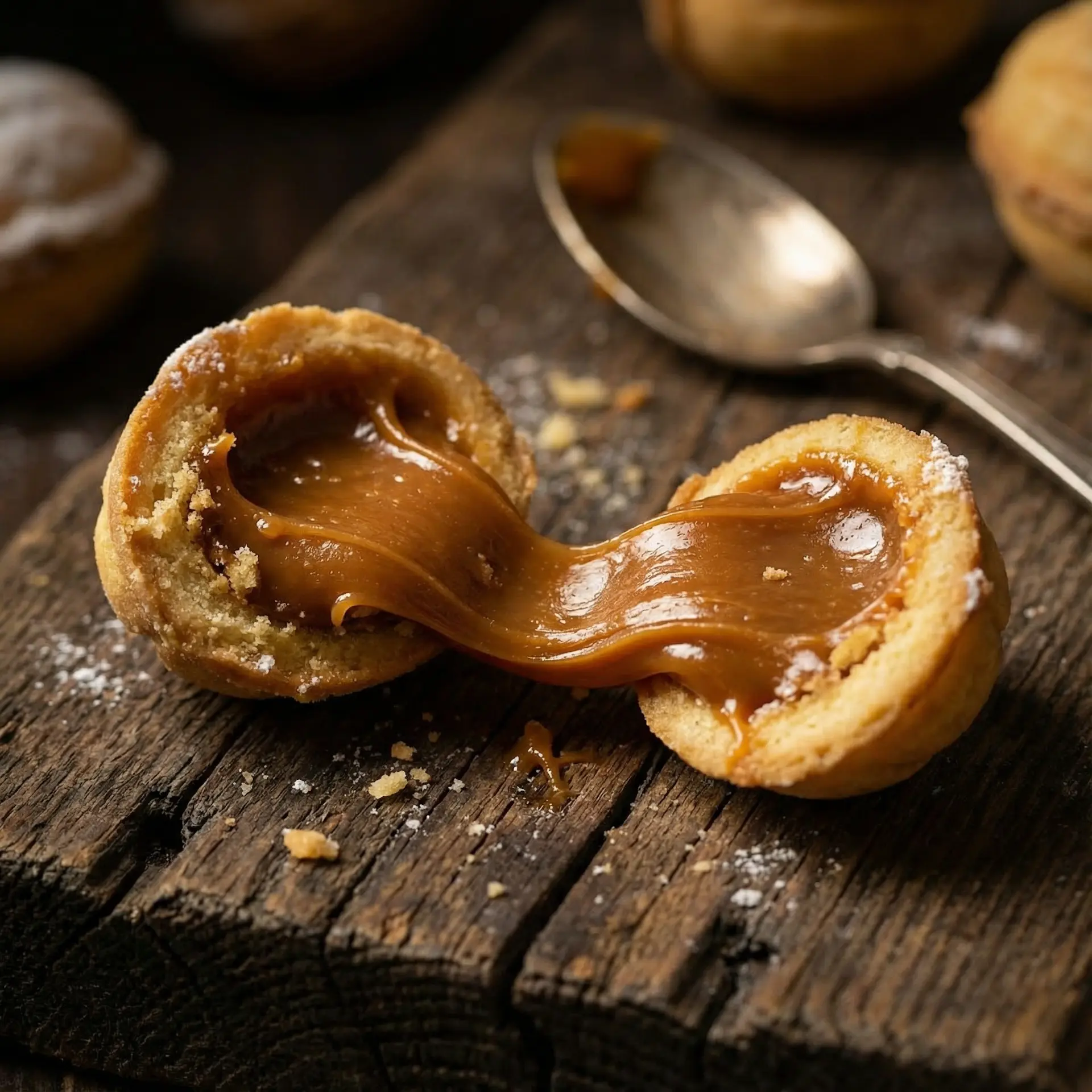 Καρυδάκια με καραμελωμένο ζαχαρούχο γάλα